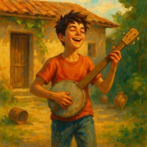 موسیقی از حیاط خانه
