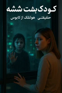 کودک پشت شیشه