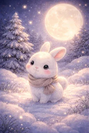 قصه شب خرگوش برفی